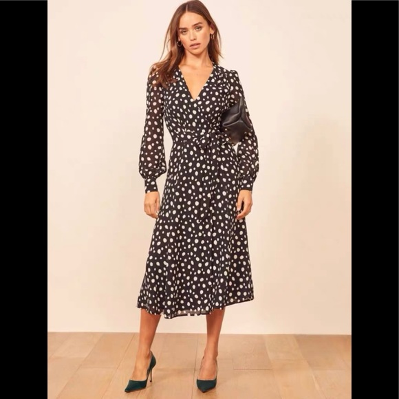 Reformation Susanna Wrap Midi - Picture 3 of 11